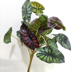 Pianta Artificiale di Alta Qualità Fai-<span class=keywords><strong>da</strong></span>-Te, Foglie di Drago <span class=keywords><strong>Artificiali</strong></span> Realistiche, Alocasia Verde 75cm in PVC per Interni - Product Image 1