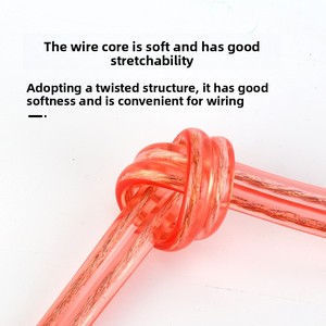 Câble de haut-parleur <span class=keywords><strong>bi</strong></span>-cœur CCA, accessoires de haut-parleur, câbles audio et vidéo, câble de haut-parleur haut de gamme - Product Image 4