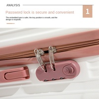 Ensemble de valise de luxe portable solide et bon marché fabricant d'aéroport léger de quincaillerie