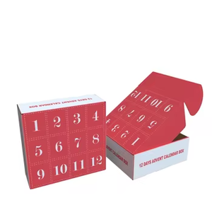 Vente en gros de boîte mystère en carton pour la <span class=keywords><strong>bière</strong></span> et le vin avec logo personnalisé jouet <span class=keywords><strong>calendrier</strong></span> de l'<span class=keywords><strong>avent</strong></span> pour vernis à ongles huile soin de la peau sérum gaufrage - Product Image 6