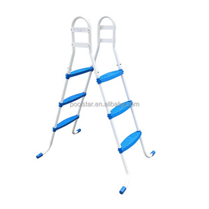 Échelle de <span class=keywords><strong>piscine</strong></span> hors sol réglable en ABS de 105 cm avec 3 marches - Product Image 4