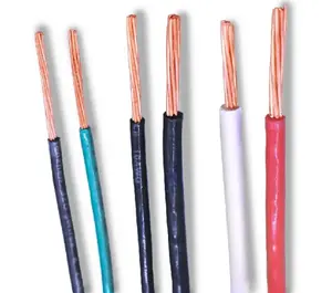 THHN THW Nylon Jacket Stranded Copper Wire 6/8/10/12/14 AWG Home House Wiring Electric Cable