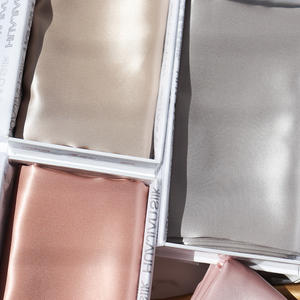 Индивидуальная упаковка, этикетки, вышивка марки 6A 22 мм Блестящий шелковый наволочка Чистый органический натуральный шелк наволочка - Product Image 2