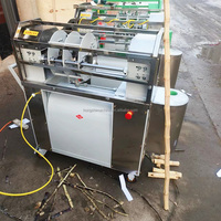 Automatische suikerriet schil- en snijmachine