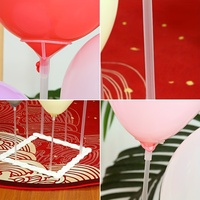 Décoration de fête d'anniversaire ensemble de support de ballon pliable accessoires de décoration de maison de mariage porte-ballon de Table bâton de ballon de colonne
