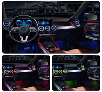 Iluminación Ambiental Interior LED Symphony de 64 Colores para Mercedes Benz GLB W247 2020-2022, Accesorios de Tira de Atmósfera