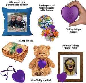 Corazón parlante grabable por voz y reproductor MP3 Crea tu propia memoria personalizada - Product Image 4