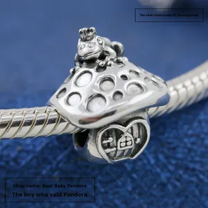 Abalorio de Plata de Ley 925 con Diseño de Cenicienta de la Familia Pan, Regalo de Navidad, Joyería para Pulsera DIY para Mujer, Joyería de Alta Gama al por Mayor de Fábrica - Product Image 6