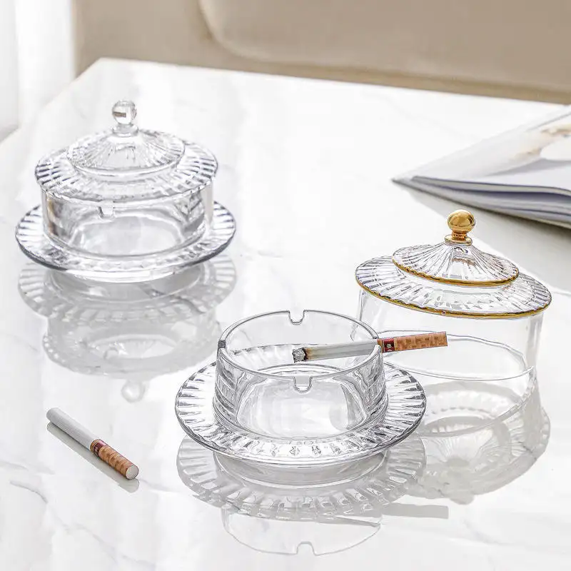 Fashionable Luxurious And Exquisite Mini Creative Shape Storage Ashtray Candle Holder Decoration