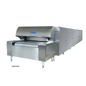 Homat Factory Supply Electric Pita Bread Biscuit Pizza Baking Oven Conveyor Tunnel For Sale