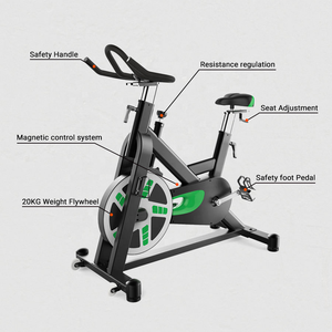 Bicicleta de Spinning para Interiores Directo de Fábrica, Bicicleta de Ejercicio Comercial con Asiento y Manillar Ajustables, Bicicleta de Spinning para Fitness, OEM Disponible - Product Image 4