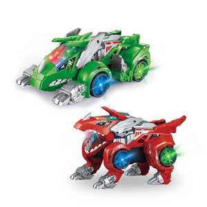 <span class=keywords><strong>Jouet</strong></span> de <span class=keywords><strong>voiture</strong></span> de déformation de <span class=keywords><strong>dinosaure</strong></span> en plastique cool électrique avec musique légère - Product Image 1