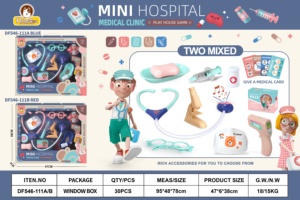 <span class=keywords><strong>Valise</strong></span> portable Offre Spéciale Kit médical jeu de rôle pour enfants docteur infirmière <span class=keywords><strong>jouet</strong></span> ensemble classique jeu de rôle éducatif jouets pour enfants - Product Image 5