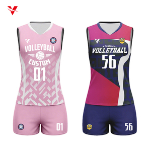 Maglia da <span class=keywords><strong>Pallavolo</strong></span> Femminile Leggera di Alta Qualità, Completamente Sublimata, Design Personalizzato, Senza Maniche, Uniforme da <span class=keywords><strong>Pallavolo</strong></span> Pq25091 - Product Image 1