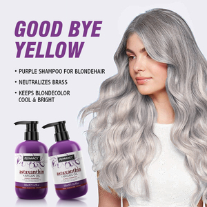 Champú Morado <span class=keywords><strong>para</strong></span> <span class=keywords><strong>el</strong></span> <span class=keywords><strong>Cabello</strong></span> con Queratina Romacy de 500 ml, Elimina los Tonos Amarillos, Naranjas y Cobrizos, Hidrata, Suaviza y Trata <span class=keywords><strong>el</strong></span> <span class=keywords><strong>Cabello</strong></span> - Product Image 5