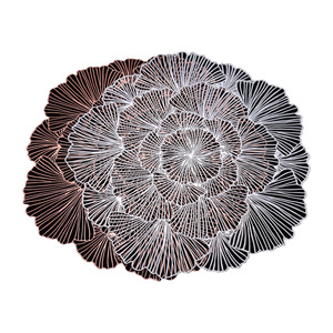 Serie Bronzing, Plástico Teslin, Nuevo Estilo Chino, Mantel Individual Aislante Térmico Grueso para Tazones, para Vajilla de Hotel y <span class=keywords><strong>Restaurante</strong></span> - Product Image 5