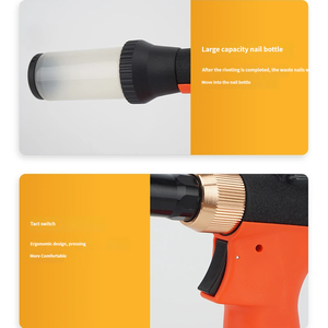 Pistolet à rivets pneumatique pour rivets en aluminium et en acier inoxydable, outil de rivetage pour l'entretien des avions, construction en acier inoxydable - Product Image 4