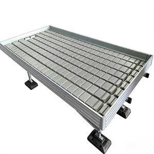 Table de culture hydroponique roulante robuste pour serre, système d'irrigation par flux et reflux, table de semis, table de plantation - Product Image 1