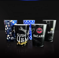 Ucuz plastik su aktif Light Up yanıp sönen fincan Bar gece kulübü Led parlayan içecek bardağı
