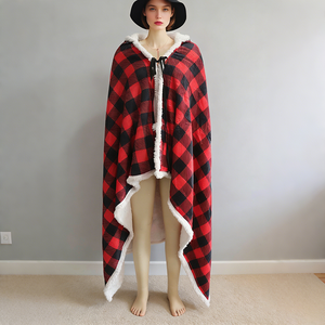 Couverture enveloppante en polyester sherpa rembourrée, personnalisée, originale, chaude pour l'hiver, pour regarder la télévision, le bureau, la pause déjeuner, la sieste - Product Image 2