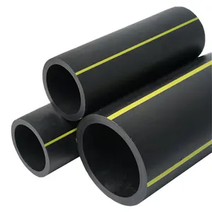 中国工厂生产的PE100材料最佳价格黑色大直径Hdpe油气管