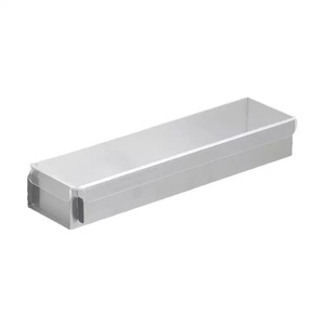 Bandeja Rectangular de Acero Inoxidable <span class=keywords><strong>para</strong></span> Hornear Pasteles, Molde <span class=keywords><strong>para</strong></span> Tiramisú, Pastel de Queso, Mousse, con Lateral Móvil, Molde Metálico <span class=keywords><strong>para</strong></span> Pasteles - Product Image 6