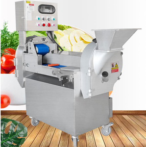 Machine de découpe industrielle et commerciale automatique pour oignons, gingembre, choux, fruits et légumes à feuilles, avec fonctions de hachage et de tranchage - Product Image 1