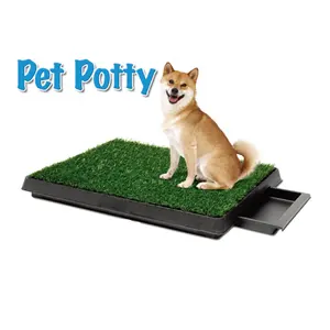 2021优越的狗厕所草垫，耐用的防风天气，合成草坪，易于清洁，非常适合室内和室外