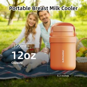Enfriador de Leche Materna de Larga Duración Momcare con Aislamiento de 4 Capas, Termo de Vacío de Doble Pared para Leche Materna - Product Image 4