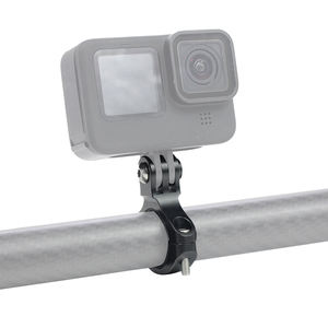 Takenoken CNC métal vélo guidon support de montage accessoires de vélo support <span class=keywords><strong>Action</strong></span> caméra Clip pour vidéo Vlog vélo Support supports - Product Image 2