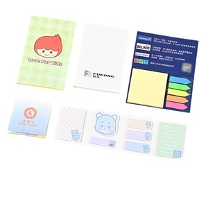 Custom Cute <b>Sticky</b> <b>Notes</b> Strong Adhesive Index Tabs Creative Self Adhesive Memo Pads Reusable Reminder <b>Notes</b> For Office School - Product Image 1