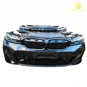 กันชนรถยนต์ขายดีที่สุด กันชนครบชุดสำหรับ <span class=keywords><strong>BMW</strong></span> ซีรีส์ 3 G20 G28 กระจังหน้า หม้อน้ำ พัดลม ไฟหน้า LED ชิ้นส่วนด้านหน้า - Product Image 5