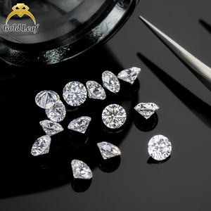 เพชรแท้ทรงกลมเจียระไนแบบบริลเลียนท์ สี GH ความสะอาดระดับ SI VS ขนาดเล็ก <span class=keywords><strong>2.3</strong></span>-2.7 มม. สำหรับทำเครื่องประดับ เพชรเมลี่แท้ - Product Image 1