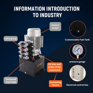 Unidad de Potencia Hidráulica para Plataformas Elevadoras de Remolques y Camiones, 2300 PSI, 380V, Bomba Hidráulica de Doble Acción, 2.2 kW, 8L, Control Remoto - Product Image 4