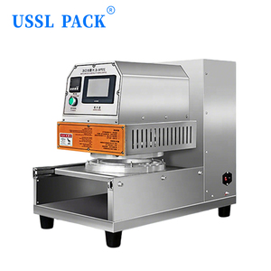 Machine de scellage semi-automatique pour barquettes rondes 20PM-E, scelleuse de boîtes à viande jetables en plastique, équipement pour l'emballage de plats préparés en supermarché - Product Image 3