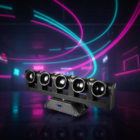 Éclairage de scène 5*80W RGBW 4 en 1, effet de barre oscillante pour DJ, discothèque, fête, concert, événement