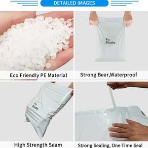 Sac d'expédition biodégradable en amidon de maïs LDPE PE vierge écologique, sac d'emballage personnalisé imprimé pour les chaussettes et les chaussures - Product Image 5