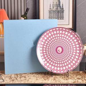 Vente à bas prix de vaisselle en porcelaine ronde de luxe européenne de haute qualité, 16 pouces, écologique - Product Image 2
