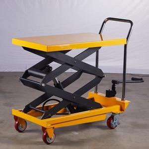 Meja troli pengangkat hidrolik tangan 200kg/truk <span class=keywords><strong>Platform</strong></span> hidrolik - Product Image 3