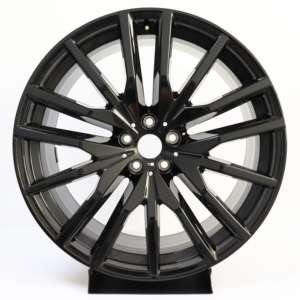 Jantes en alliage de style 742M de 22 pouces pour BMW X5 G05 X6 G06 5x112 9.5J 10.5J Noir brillant 36118090013 36118090014 Échelonnées - Product Image 1