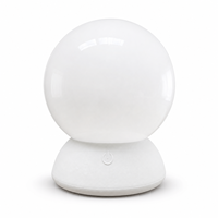 Lampe d'ambiance RGB Galaxy Orb rechargeable en ABS, veilleuse LED tactile à intensité variable Type-C, lampe de table étoilée pour chambre à coucher, cadeau OEM