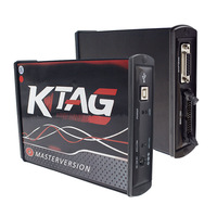 Outil de programmation ECU KESS V2 Master V5.017 KTAG V7.020, carte mère rouge, outil de réglage de puce OBD2, ensemble complet pour la remappage de l'ECU de voitures et de camions