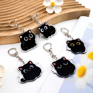 พวงกุญแจอะคริลิคคุณภาพสูง รุ่น 0115-09 กันน้ำ น้ำหนักเบา ทันสมัย พิมพ์ลายตัวอักษรตามสั่ง สำหรับกระเป๋า - Product Image 1