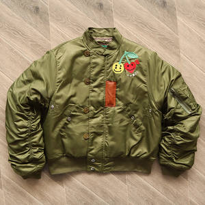 Chaqueta Bomber Corta de Invierno Estilo Kanye <span class=keywords><strong>CPFM</strong></span>.XYZ WE'RE GOOD con Bordado - Product Image 3