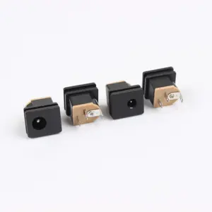 Vertical three-pin straight socket DC-015 large current power socket all copper