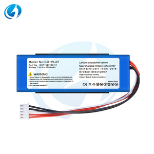 แบตเตอรี่สำรองคุณภาพสูงจากโรงงานโดยตรง 3.7V 3000mAh รุ่น GSP1029102 01 สำหรับลำโพง <span class=keywords><strong>JBL</strong></span> <span class=keywords><strong>Go</strong></span> Play - Product Image 3