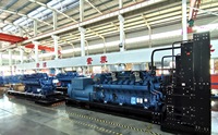 Offre Spéciale Groupe Électrogène Diesel Ouvert Weichai 2400kW, Puissance Nominale 3000kVA, Générateur Haute Tension pour Projets Industriels