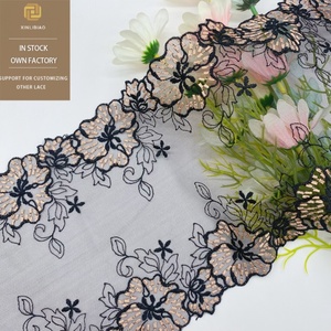 Multicolor Flower <strong>Net</strong> Trimming Polyester <strong>Lace</strong> Trim Wholesale Organza Embroidery Rose <strong>Lace</strong> Trim Clothing Sewing <strong>Lace</strong> Accessories - Product Image 1