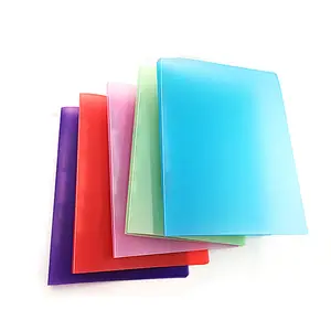 צבעוני שקוף אנכי מתכת קליפ A4 פלסטיק קלסר משרד אביב קובץ תיקיות עם אטב
