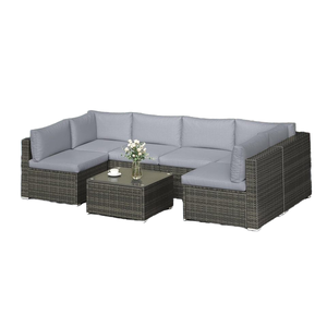 Комплект садовой мебели из 7 предметов - Product Image 1